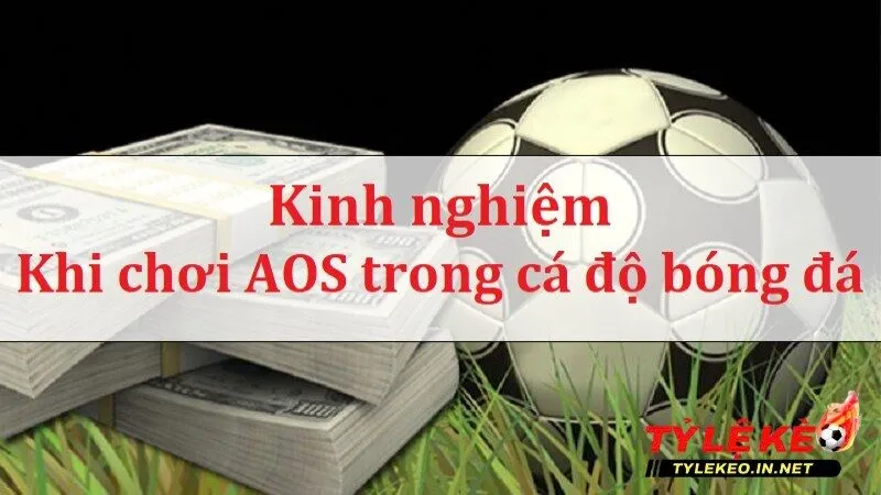 Bỏ túi một số kinh nghiệm để áp dụng vào AOS trong cá độ bóng đá 